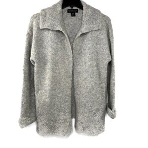 Rachel Zoe KOZY COZY Curley Weave Warm Oversized Stay In Cardigan Medium